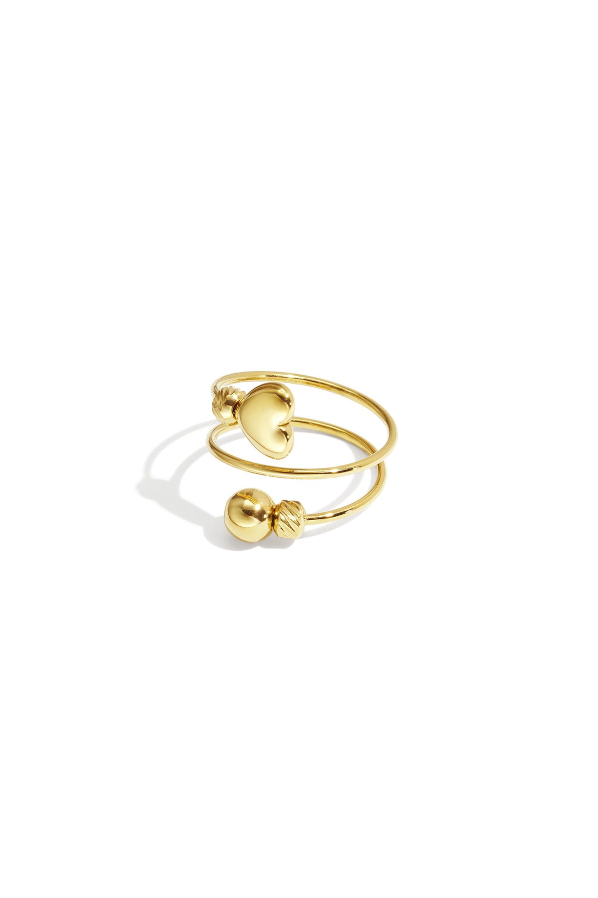 Anelli minimalisti in acciaio inossidabile a forma di cuore, casual, quotidiani, semplici, gioielli da donna