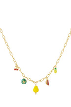 Collana con fiori di agrumi