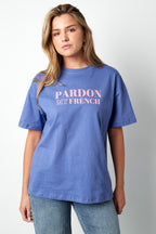 Cotton Maglietta Donna Casual Letters