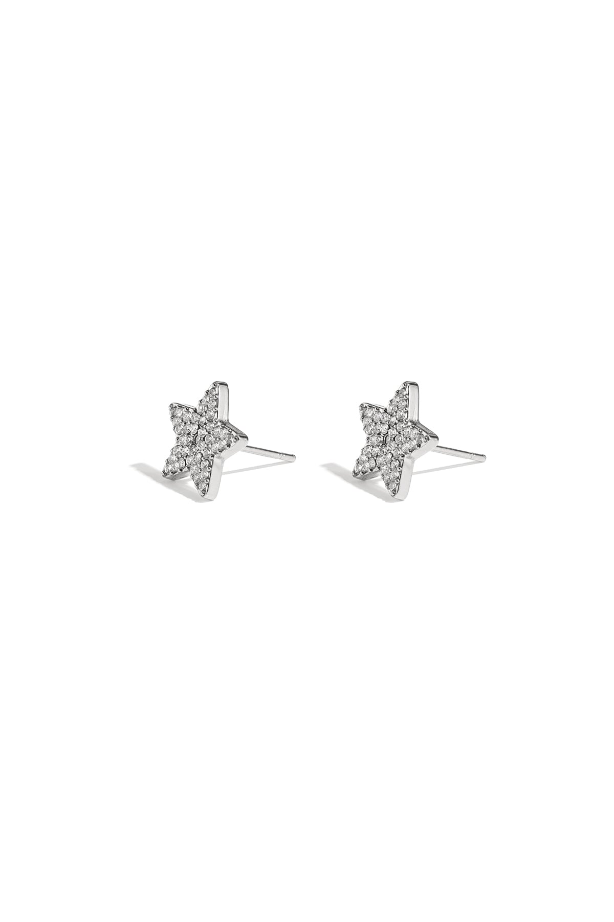 Orecchini a perno in acciaio inossidabile a forma di stella, semplici, della serie Daily Simple, gioielli da donna