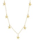 Collana lunga a forma di stella
