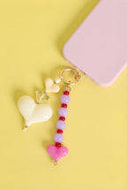Ciondoli per borsa Cuore Dolce Acrilico Accessori quotidiani