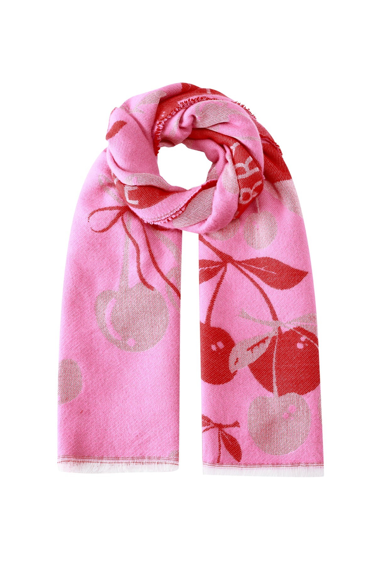 Sciarpe invernali ciliegia Casual Acrilico Accessori quotidiani