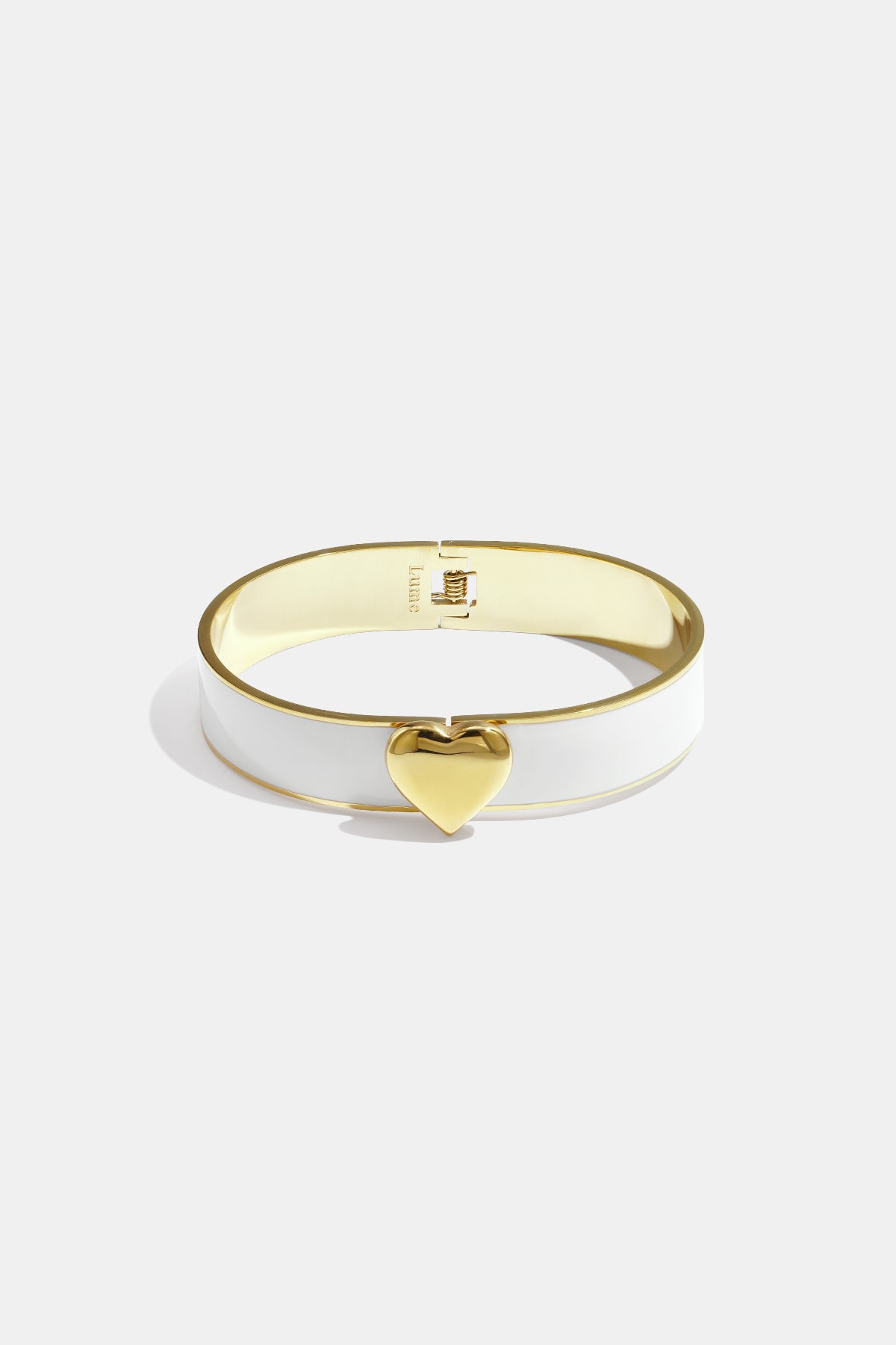 Bracciale in vari colori con dettaglio cuore - 1,3 cm