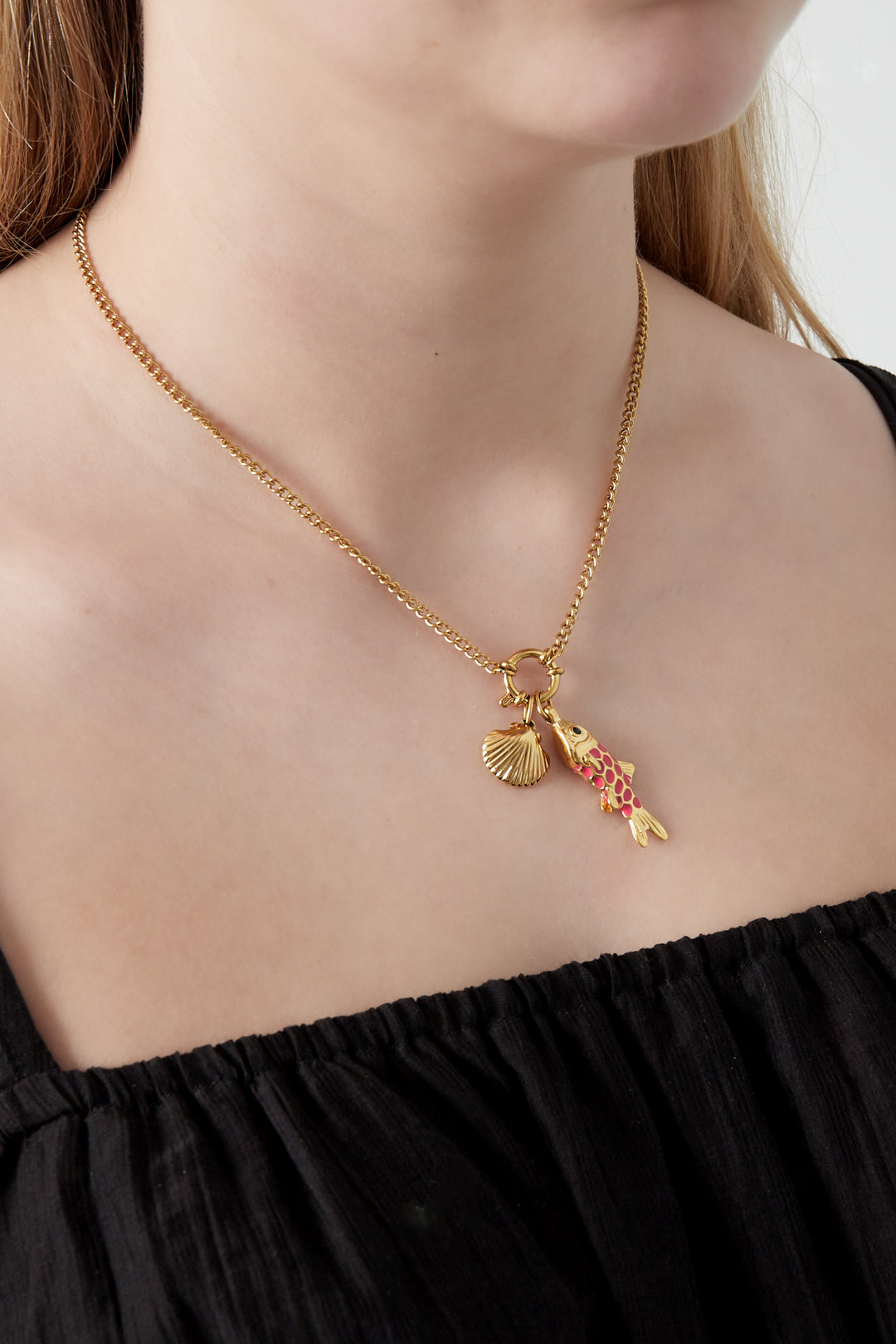 Collana fai da te a forma di pesce