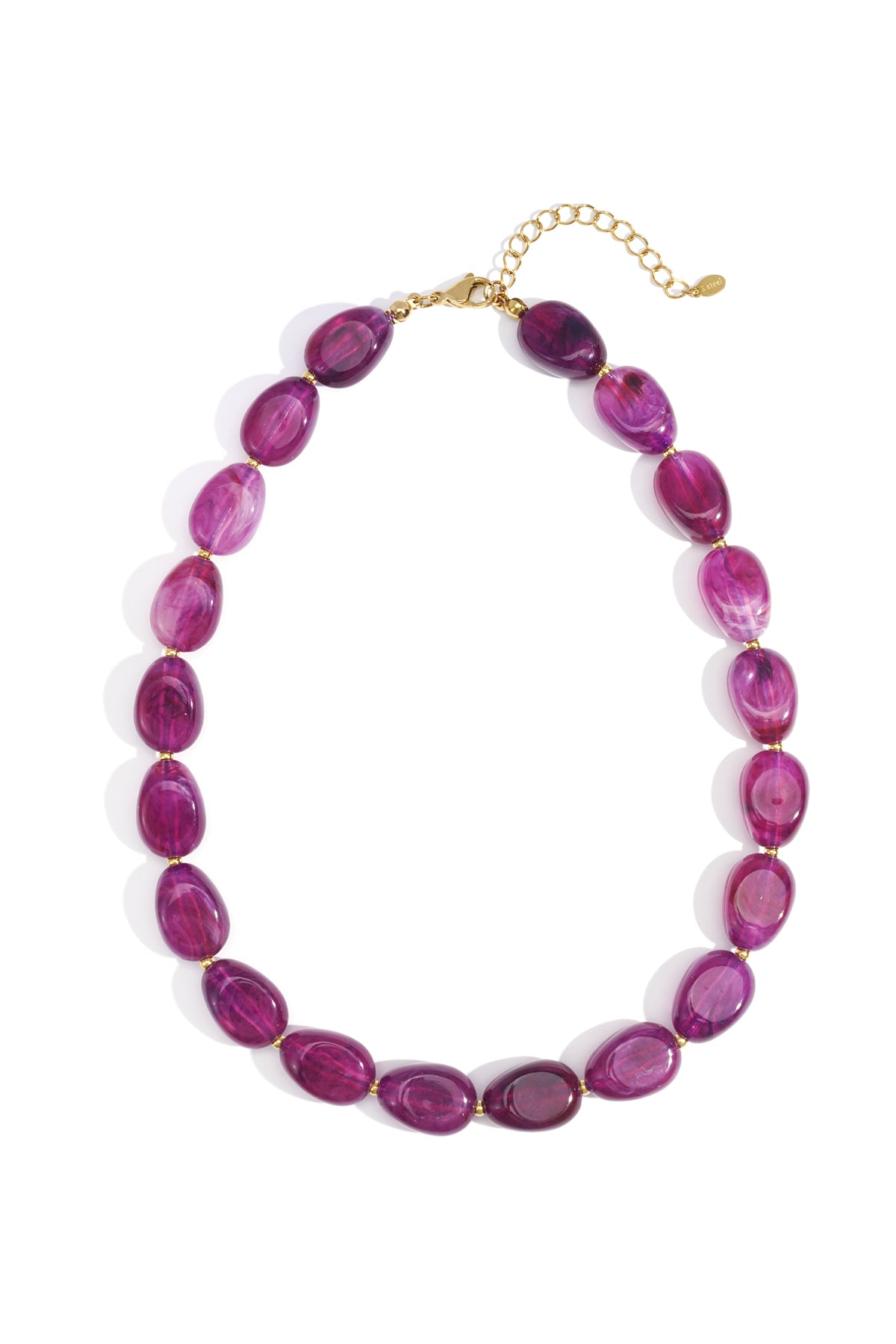 Collane con perline in acrilico, perline, casual, quotidiane, semplici, serie di gioielli da donna