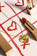 Collane con ciondolo in acciaio inossidabile a forma di cuore, casual, quotidiane, semplici, gioielli da donna