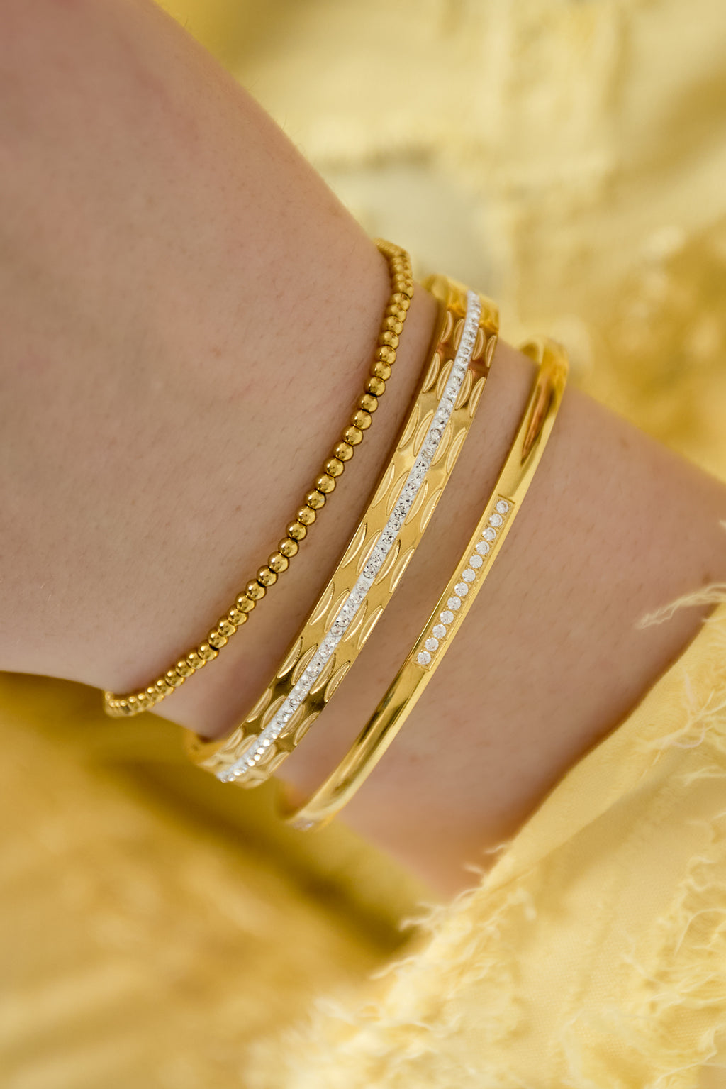 braccialetti di perline solide - 2,5 mm