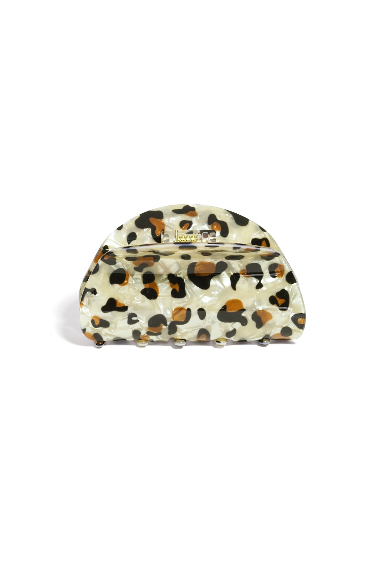 Fermagli per capelli con stampa leopardata, accessori quotidiani in acrilico