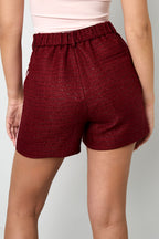 Shorts Donna Tessuto Poliestere Eleganti a quadri Autunno/Inverno