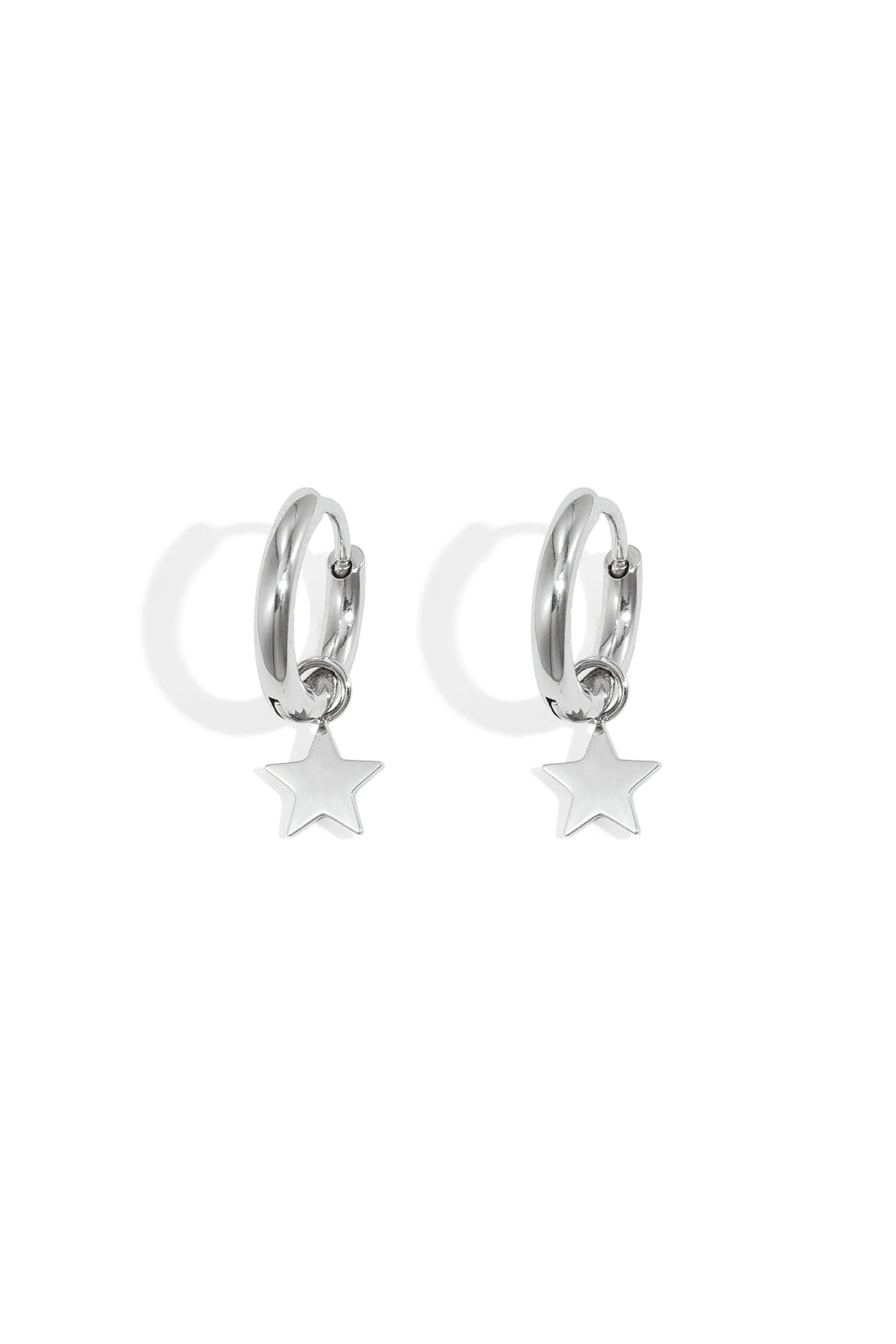 Orecchini Stella Silver Color Stainless Steel
