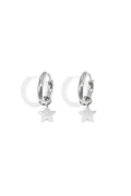 Orecchini Stella Silver Color Stainless Steel
