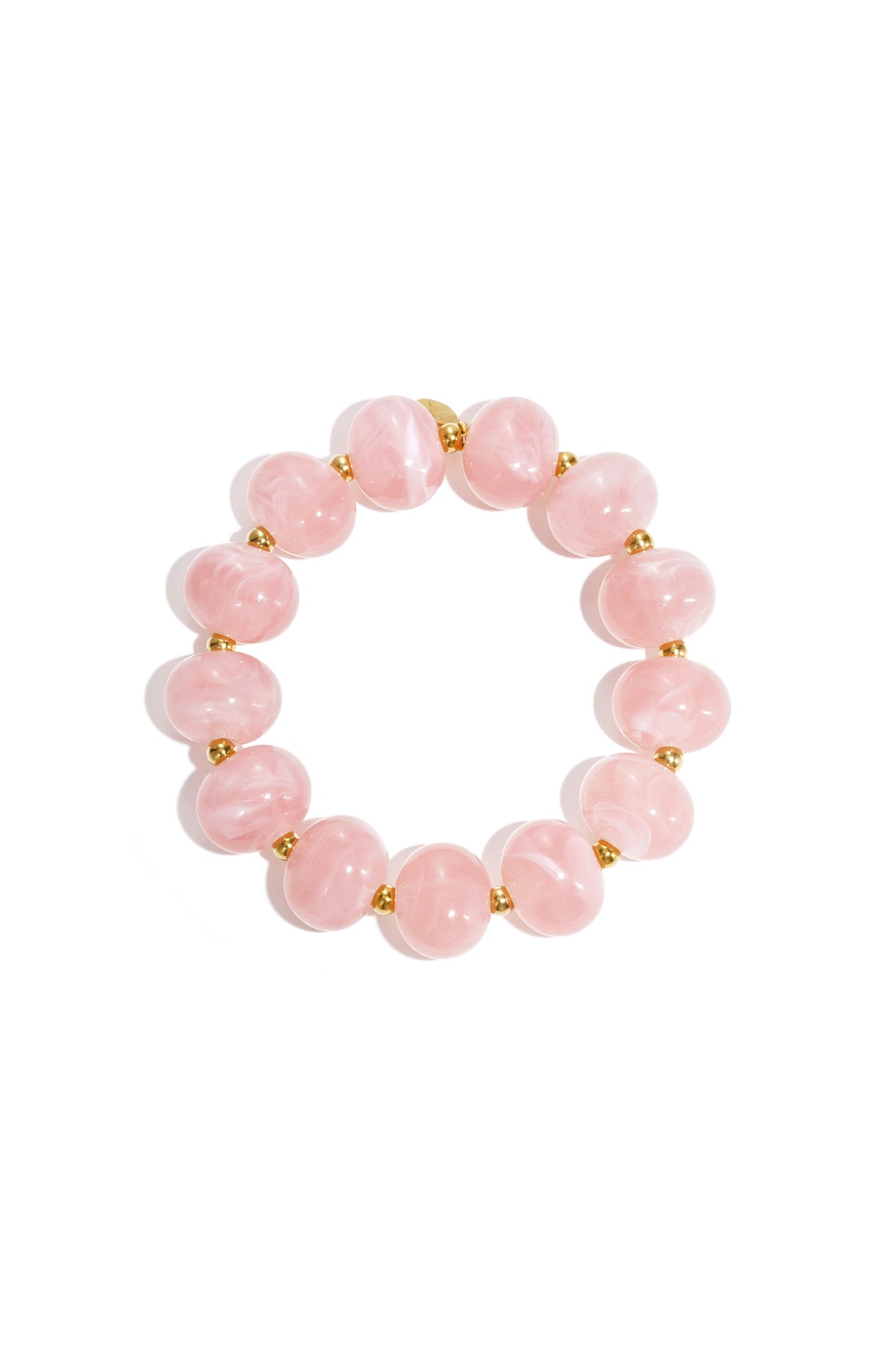 Bracciale elastico con perline grandi