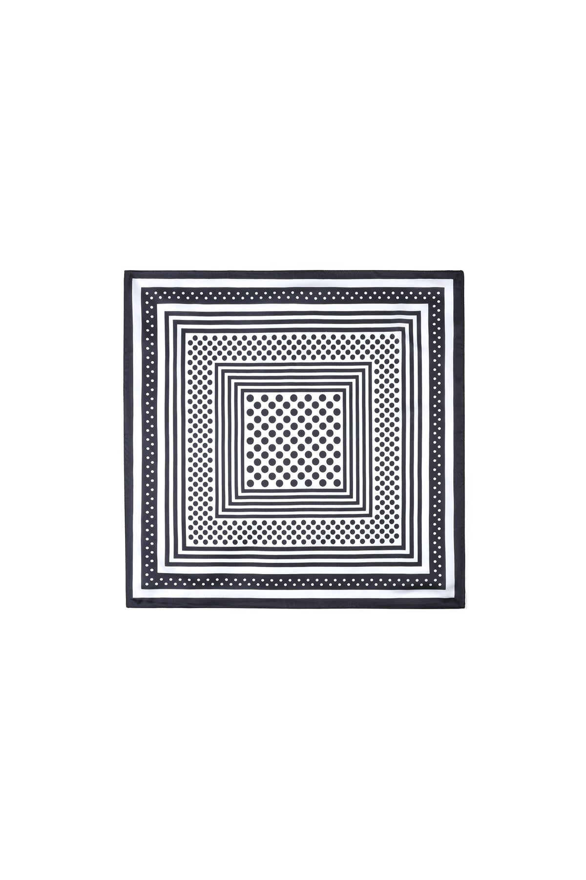 Sciarpe estive a pois, semplici, in poliestere, accessori per tutti i giorni