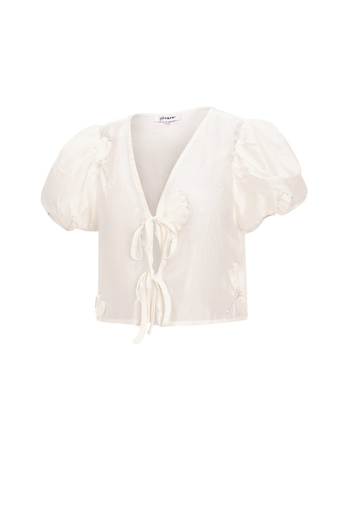 Organic Cotton Woven Donna Top Manica Corta Bohemian Stampa Fiorita Nodo