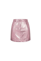 Gonna Mini in PU Sexy Colore Puro Primavera/Estate