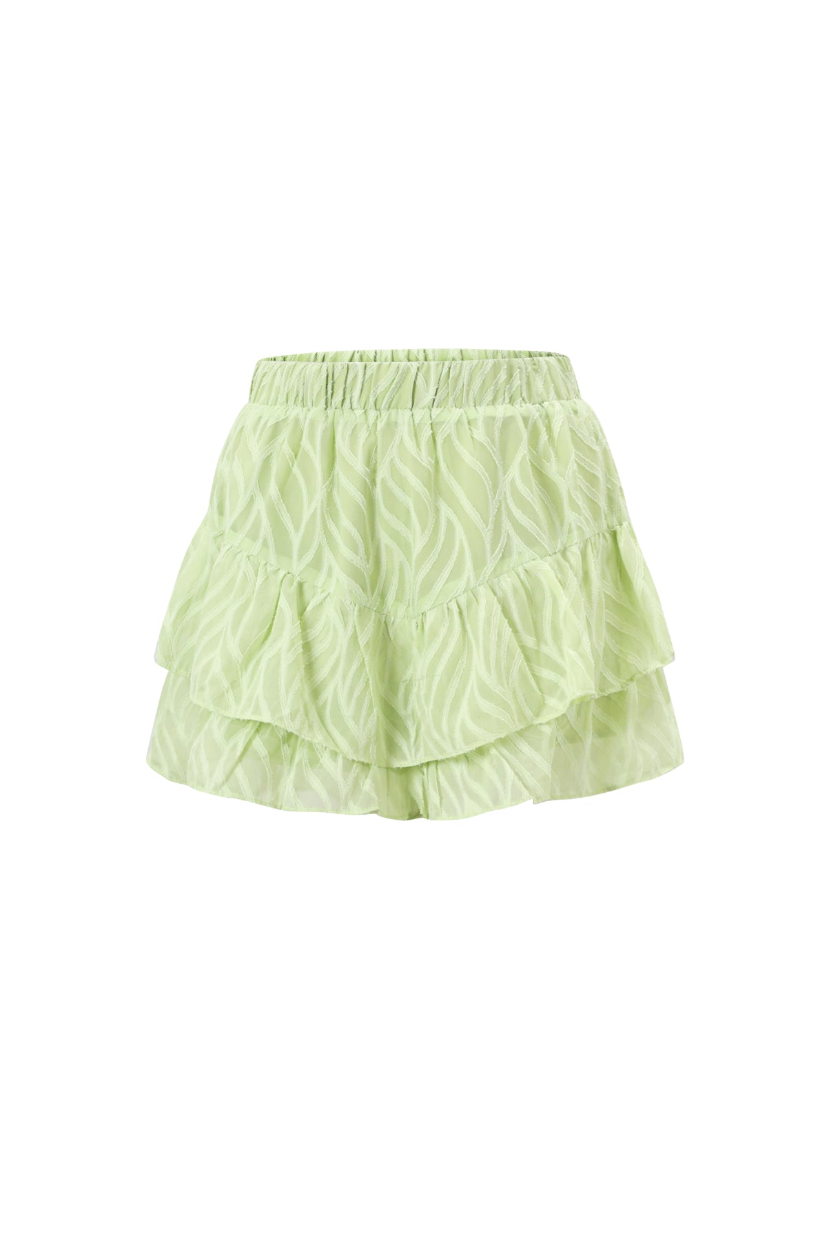 Tessuto Fibra di Poliestere Pantaloni-Gonna Donna Elegante Colore Puro Primavera/Estate