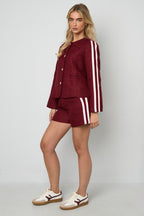 Shorts Donna Tessuto Poliestere Eleganti a quadri Autunno/Inverno