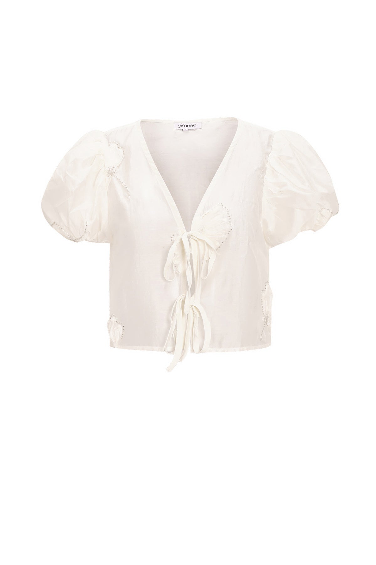 Organic Cotton Woven Donna Top Manica Corta Bohemian Stampa Fiorita Nodo