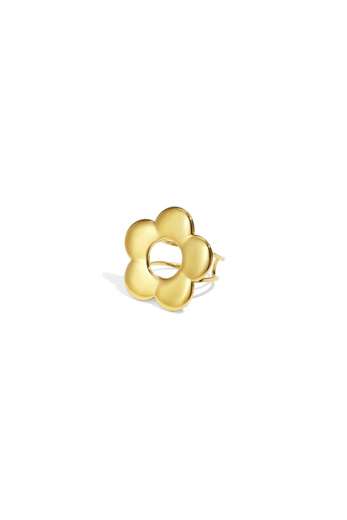 Anelli in acciaio inossidabile con fiori, casual, semplici, da indossare tutti i giorni, gioielli da donna