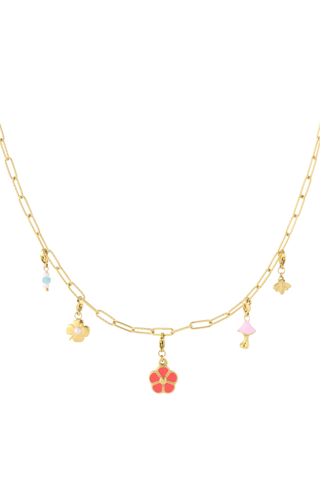 Collana fai da te con fiori