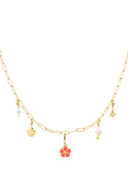 Collana fai da te con fiori