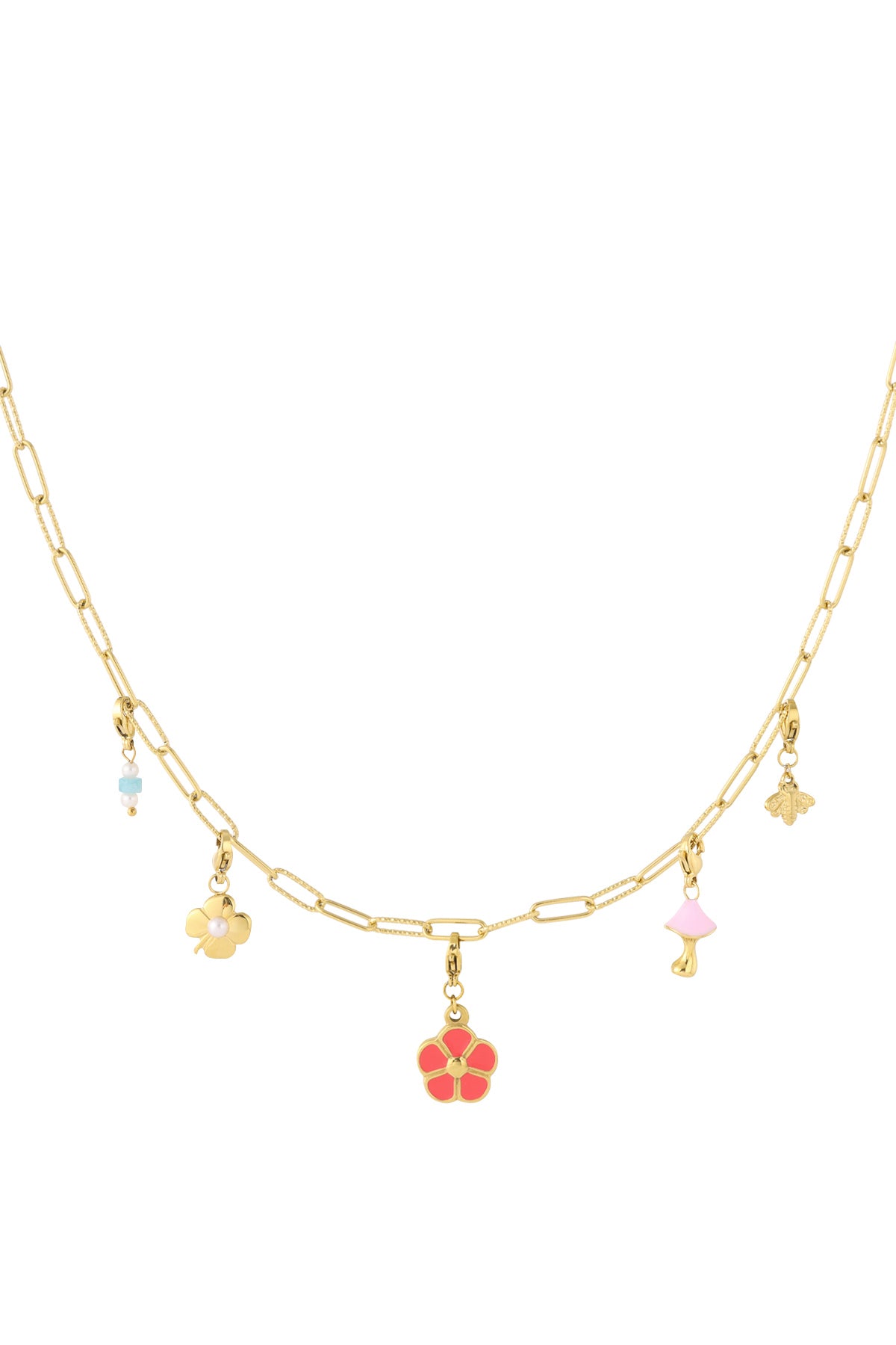 Collana fai da te con fiori