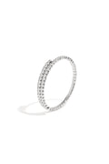 Braccialetti con polsino in acciaio inossidabile, serie casual e semplice, gioielli da donna