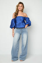 Jeans a gamba larga
