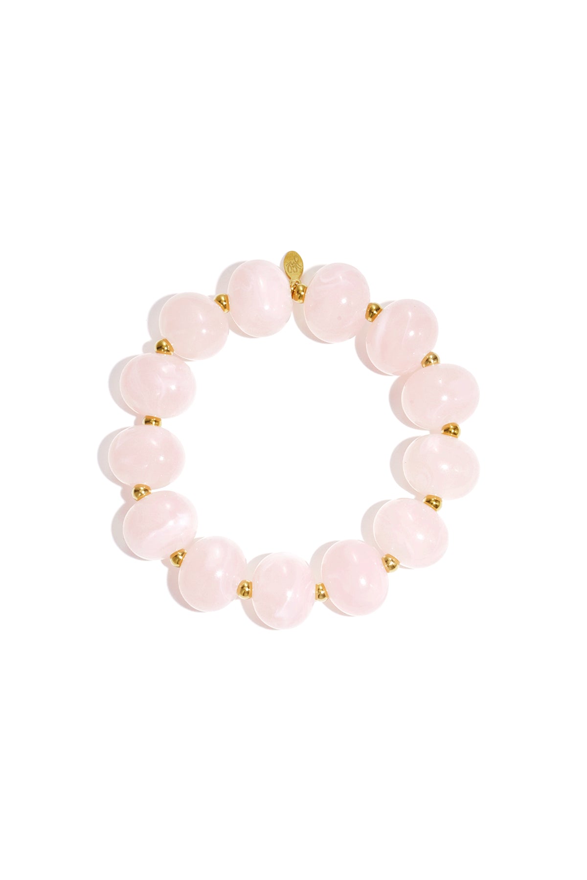 Bracciale elastico con perline grandi