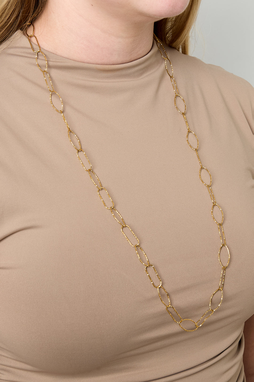 Collane lunghe a catena casual quotidiane semplici serie gioielli da donna