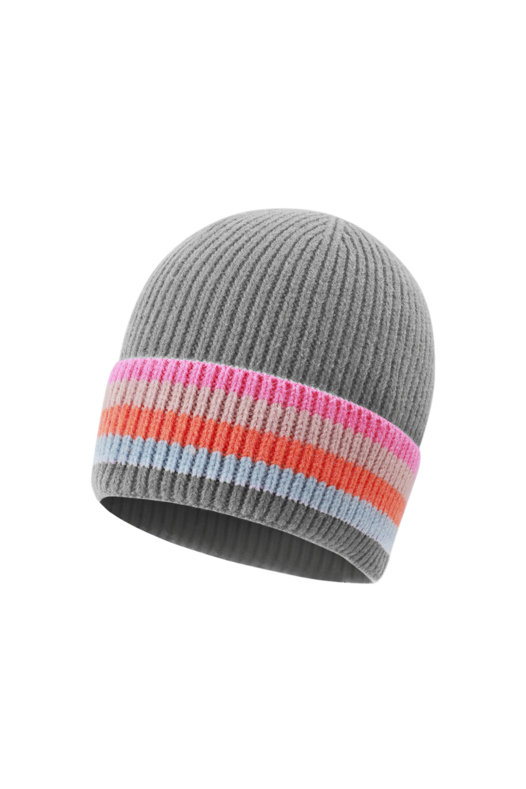 Cappello a righe multicolori