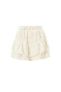 Tessuto Fibra di Poliestere Pantaloni-Gonna Donna Elegante Colore Puro Primavera/Estate