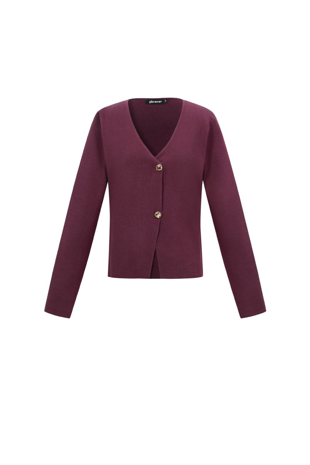Viscosa Maglia Cardigan Donna Casual Colore Puro Autunno/Inverno