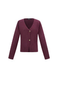 Viscosa Maglia Cardigan Donna Casual Colore Puro Autunno/Inverno