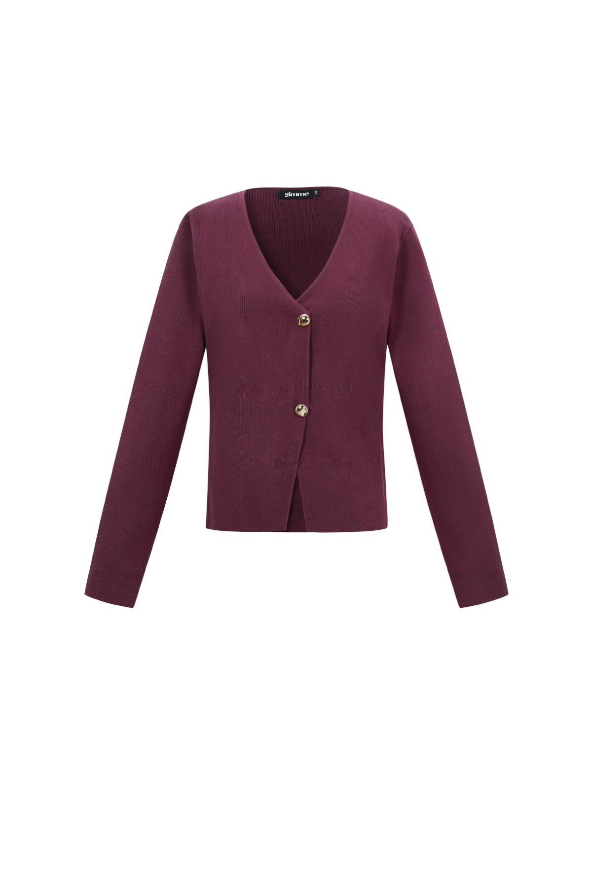 Viscosa Maglia Cardigan Donna Casual Colore Puro Autunno/Inverno