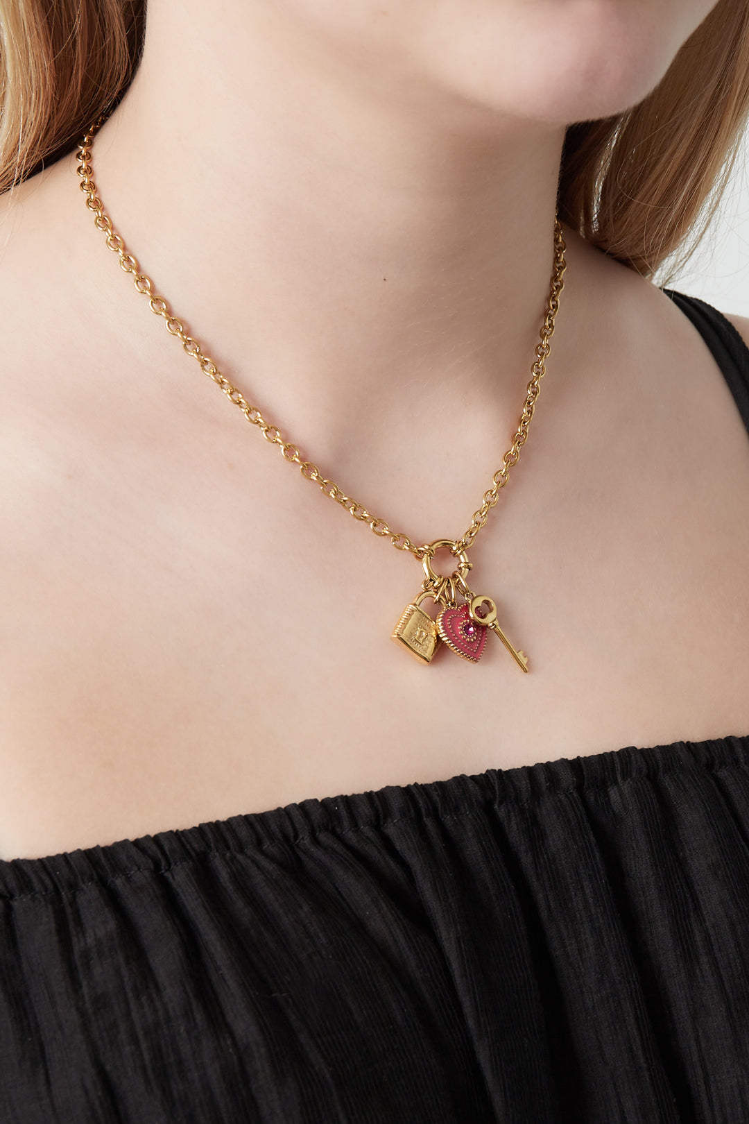 Collana fai da te a forma di cuore
