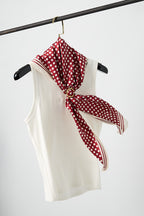 Sciarpe estive a pois, casual, in poliestere, accessori quotidiani