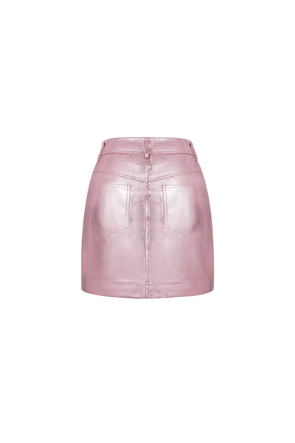 Gonna Mini in PU Sexy Colore Puro Primavera/Estate