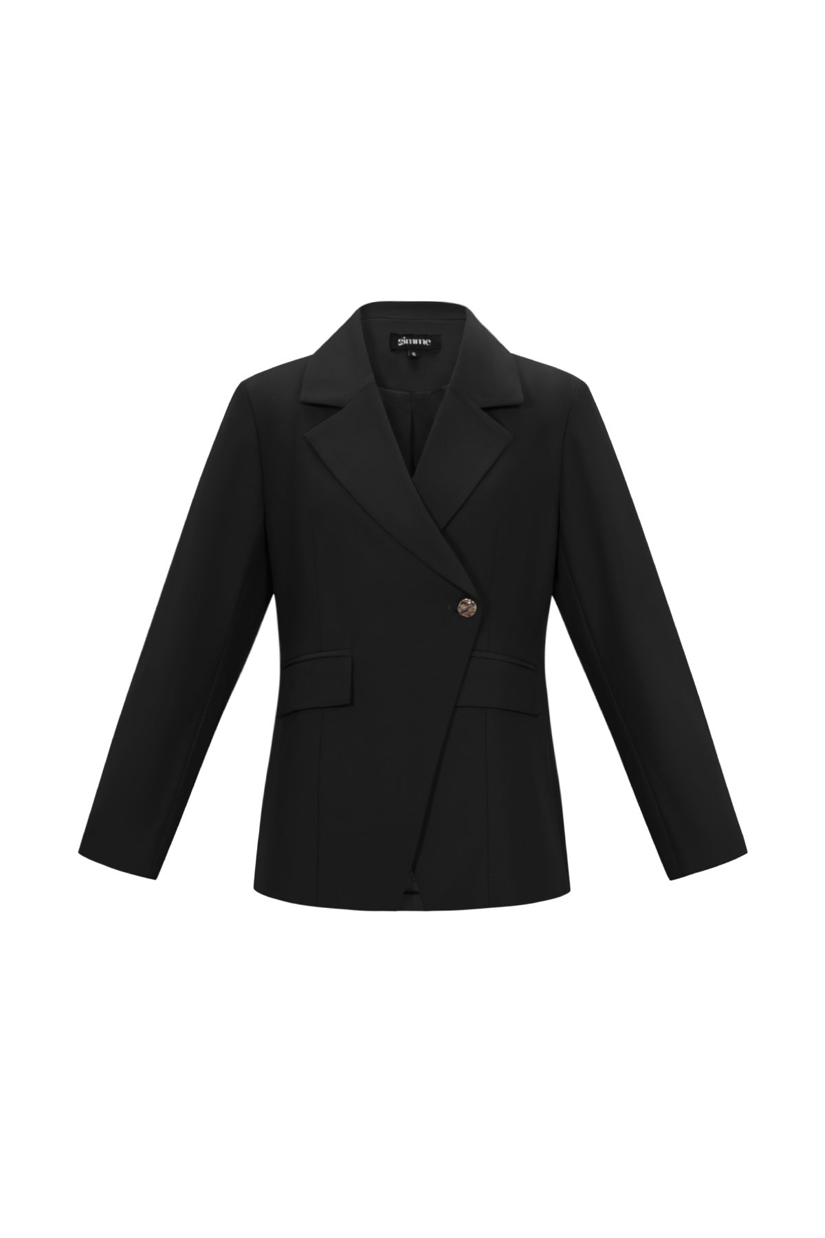 Tessuto Fibra di Poliestere Abito da Donna Elegante Colore Puro Autunno/Inverno
