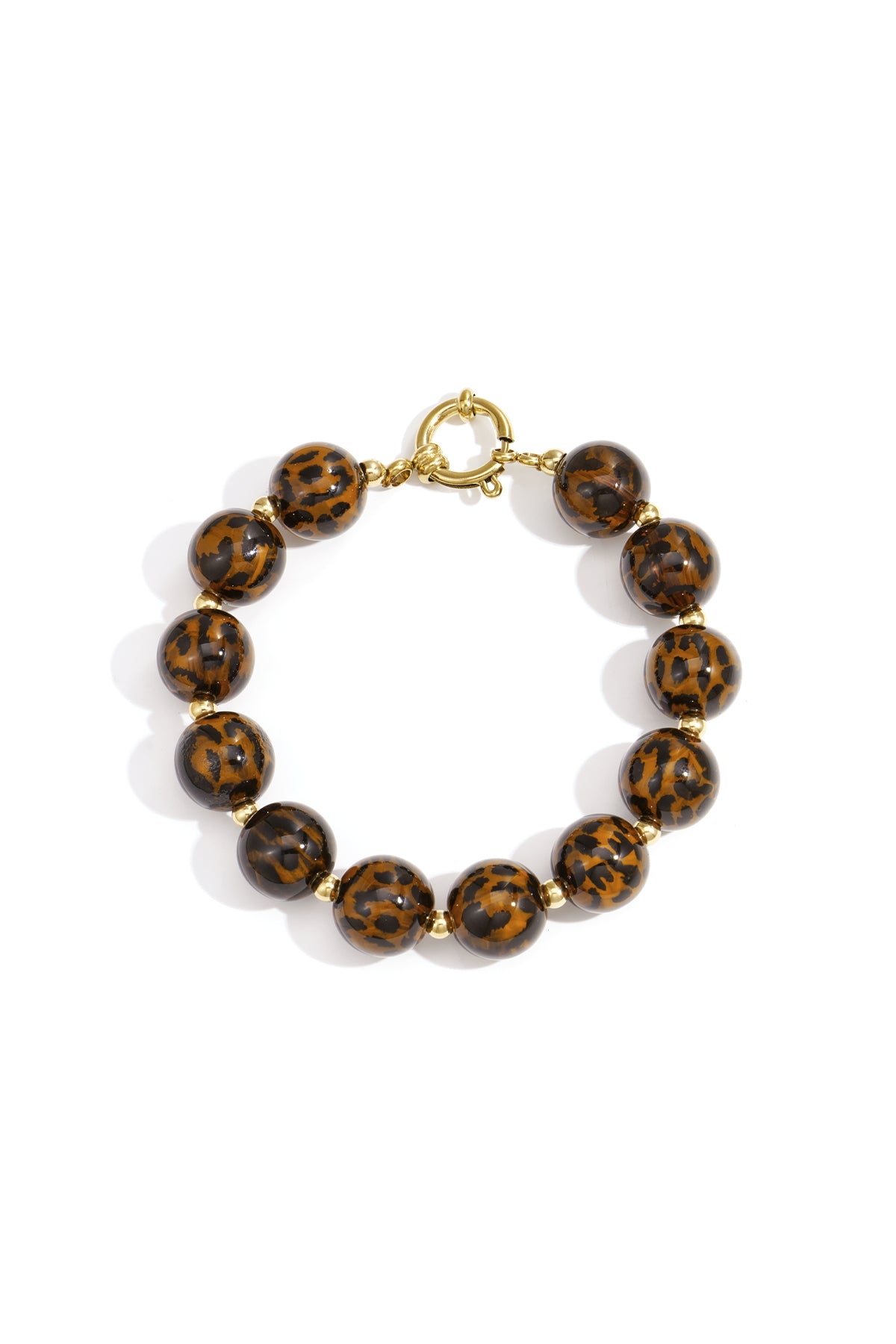 Braccialetti con perline in acrilico, serie retrò, classici, da donna, 14 mm