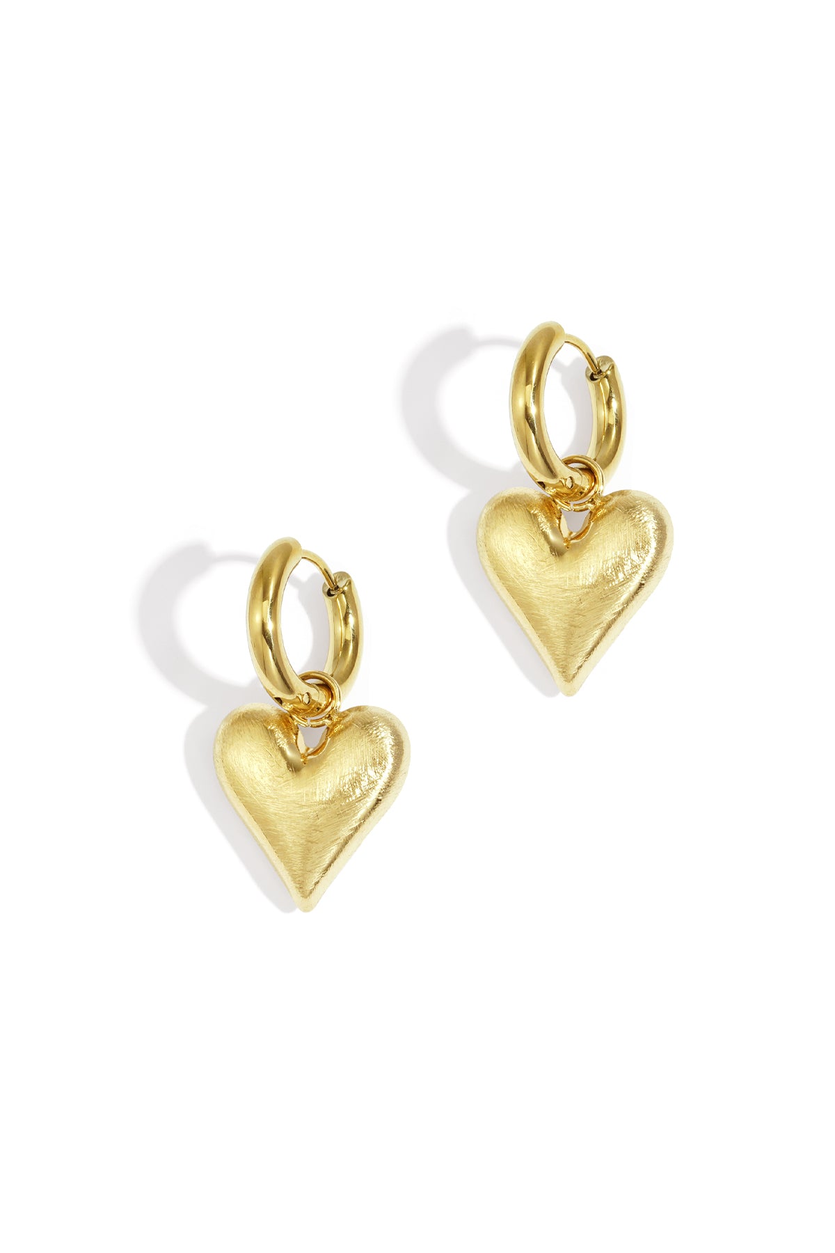 Orecchini pendenti a forma di cuore, casual, quotidiani, semplici, gioielli da donna