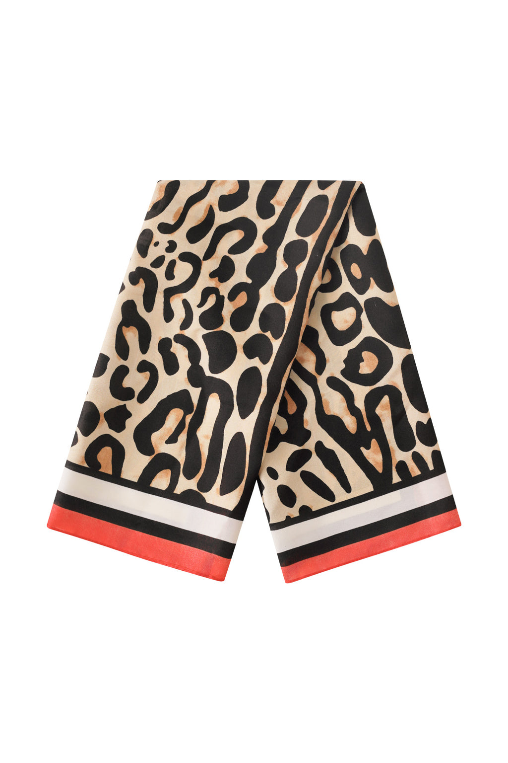 Sciarpa leopardata di classe