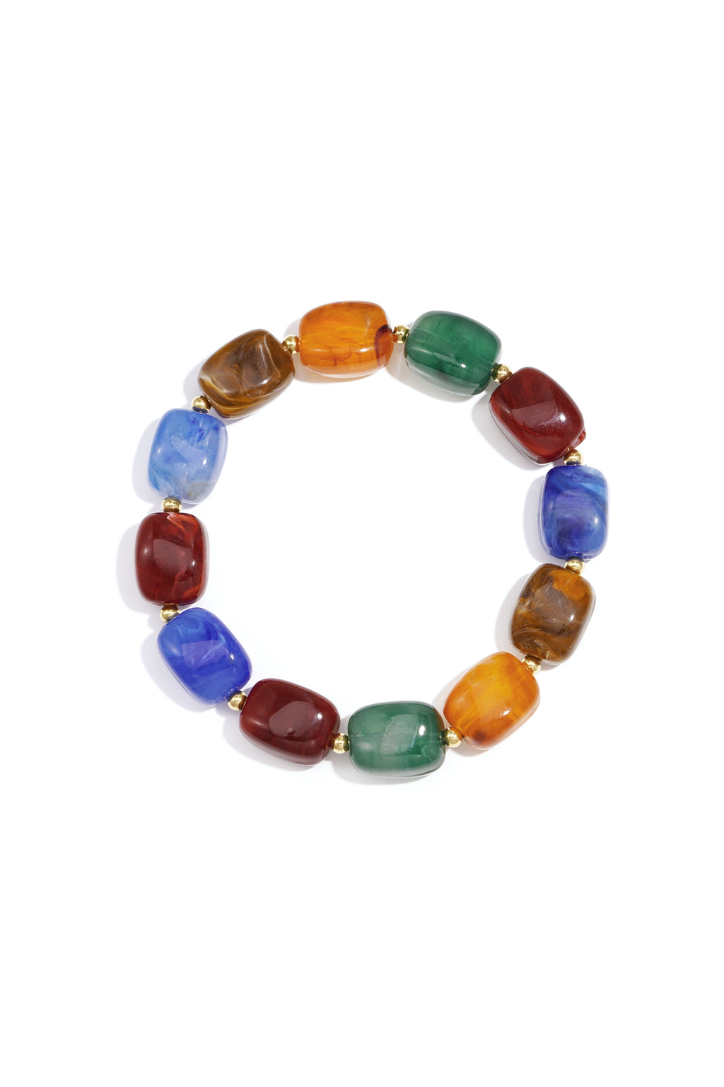 Braccialetti con perline in acrilico, perline, serie classica retrò quotidiana, gioielli da donna