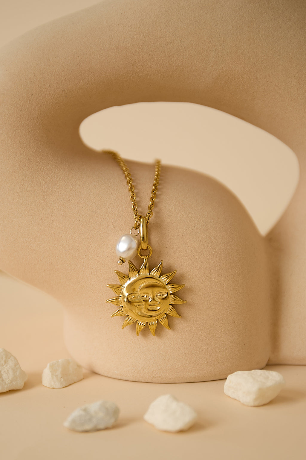 Collane con ciondolo sole Casual Quotidiano Semplice Serie Gioielli da donna