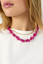 Collane con perline in acrilico, perline, casual, quotidiane, semplici, serie di gioielli da donna