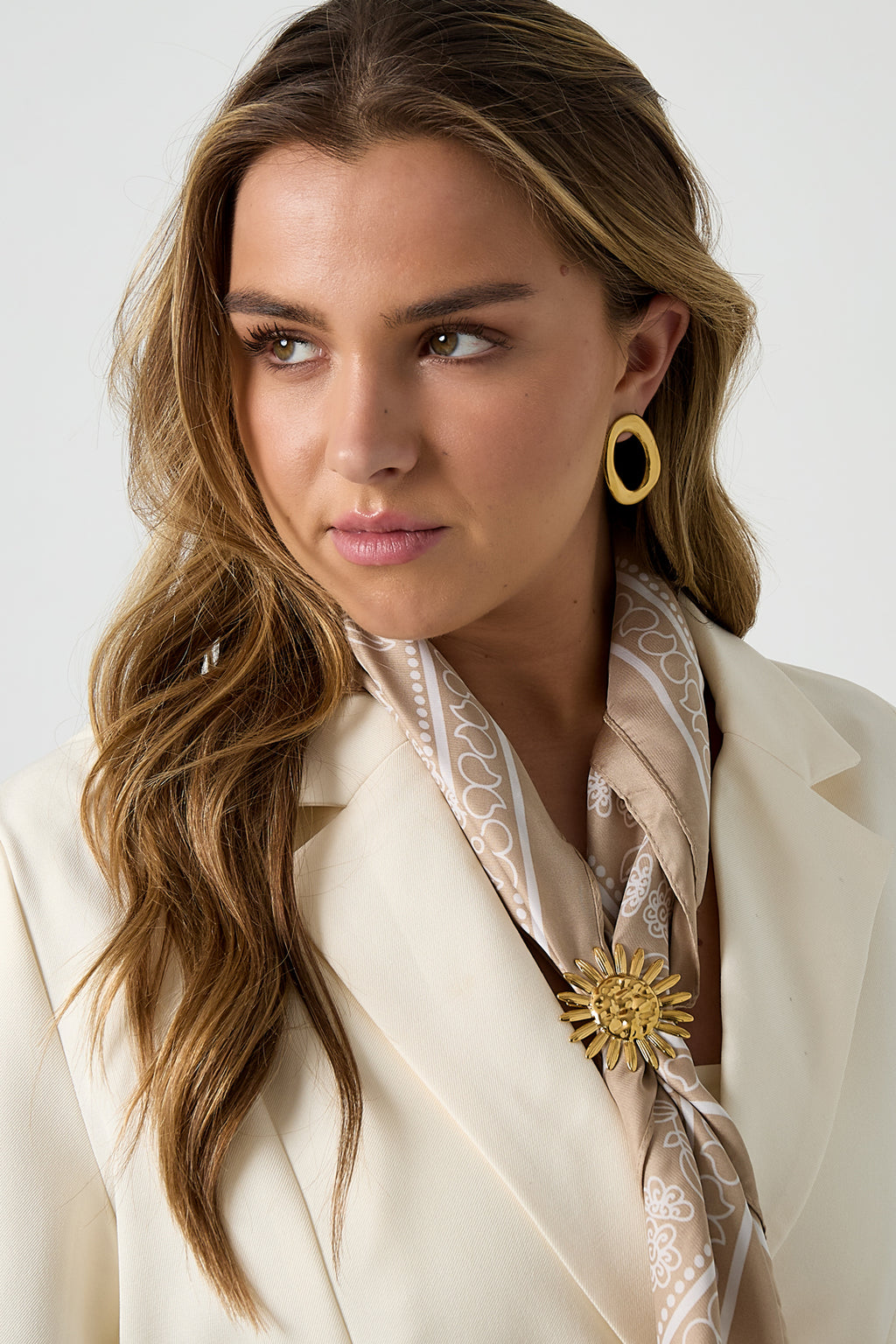 Spille in acciaio inossidabile con fiori, casual, quotidiane, semplici, gioielli da donna