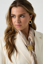 Spille in acciaio inossidabile con fiori, casual, quotidiane, semplici, gioielli da donna