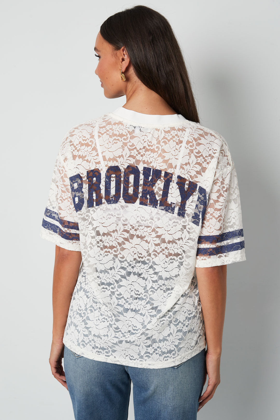 Woven Polyester Fiber Maglietta Donna Sporty Color Clash