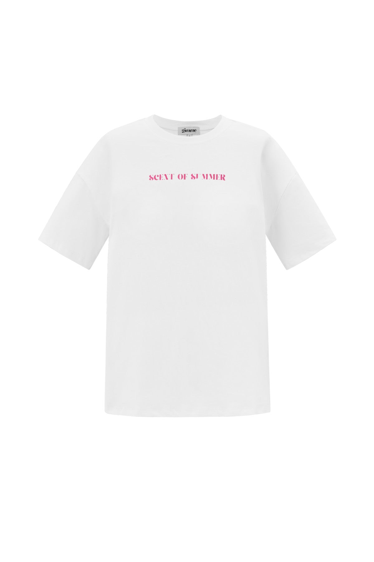 Cotone Maglietta Donna Casual Lettere